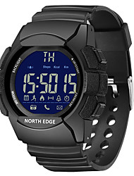 cheap -NORTH EDGE Unisex Military Watch Japanese Automatic self-winding Modern Style Sporty Black 50 m Water Resistant / Waterproof Thermometer LED Light Digital Casual Outdoor - Black One Year Battery Life