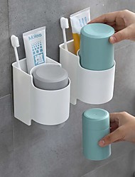 cheap -Toothbrush Holder Storage Rack Double Wash Set Toilet Organization Bathroom Accessories Set