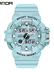 cheap -SANDA Digital Watch for Men Analog - Digital Digital Stylish Stylish Modern Style Waterproof Calendar Alarm Clock Plastic Silicone Fashion