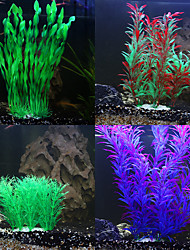 cheap -Artificial Aquarium Decor Plants Water Weeds Ornament Aquatic Plant Fish Tank Grass Decoration Accessories