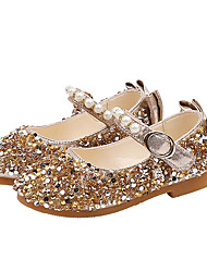 cheap -Girls&#039; Sandals Glitters Mary Jane Princess Shoes Rubber School Shoes Big Kids(7years +) Little Kids(4-7ys) School Daily Pink Golden Silver Spring Summer