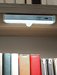 cheap -Wireless LED Closet Lights Motion Sensor Night Lights Under Cabinet Stick Bedroom Decoration Light Detector Lamps for Staircase Closet Room Lighting