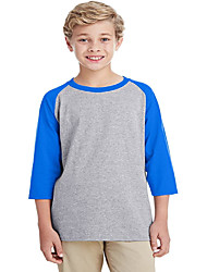 cheap -Boy 3/4-Raglan Sleeve colorblock T-Shirt