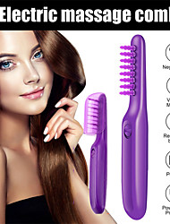 cheap -Electric Comb Styling Tools Hair Wet Or Dry Tame The Mane Electric Detangling Brush With Brush Cover Adults &amp; Kids Smooth Knot