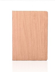 cheap -Tablet Case Cover For Apple iPad 10.2&#039;&#039; 9th 8th 7th Portable Shockproof with Stand Wood Grain Solid Colored PU Leather Silica Gel