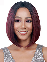 synthetic green wig