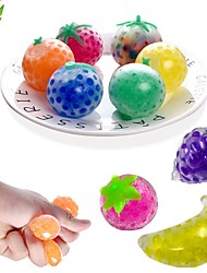 cheap -2pcs Squishy Balls Fidget Toy Fruit Water Bead Filled Squeeze Stress Balls Sensory Stress Mini Ball Toy Stress Relief for ADHDOCDAutism Depressions -for Boy Girl and Adults (Random)