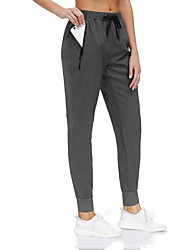 cheap -Women&#039;s Hiking Pants Trousers Summer Outdoor Breathable Quick Dry Zipper Pocket Lightweight Drawstring Beam Foot Elastic Waist Pants / Trousers Bottoms K074: light gray K074: dark grey K074: Peanut