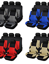 cheap -StarFire Cloth 5 Seats Seat Cover Fully Surrounded Car Seat Cover 95% Universal Car Interior Seat Cover Washable Breathable Comfortable Car Seat Cover Black Gray Blue Red Pink Beige Orange