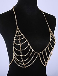cheap -Women&#039;s Body Jewelry 96 cm Body Chain Gold irregular Stylish Alloy Costume Jewelry For Holiday / Club Summer