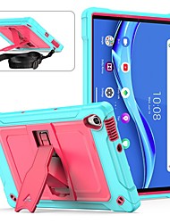 cheap -Tablet Case Cover For Amazon Kindle Fire HD 8 / Plus 2020 Waterproof Shoulder Strap Shockproof Solid Colored TPU