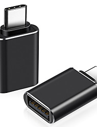 cheap -2 Pack USB C Female to USB Male Adapter Type C to USB Adapter USB C to A Power Charger Cable Converter for iPhone 13 12 Mini Pro Max,Samsung Galaxy S22,iPad Mini Air Pro i-Watch Series 7
