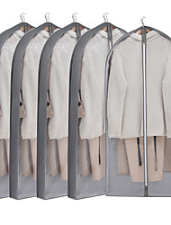cheap -1/2/4pcs Transparent Clothing Covers Garment Suit Dress Jacket Clothes Coat Dustproof Cover Protector Travel Bag Dust Cover Storage Bag Coat Suit Dustproof Storage Bag Space Saving Home Essentials