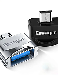 cheap -Essager Micro USB OTG Adapter Male To USB 3.0 Female Connector For Samsung A7 Xiaomi Redmi Note 5 Microusb OTG Converter Adaptor