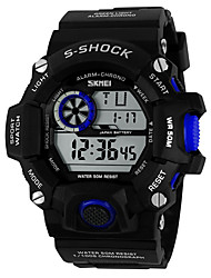 cheap -SKMEI Digital Watch for Men Digital Digital Stylish Stylish Casual Waterproof Calendar Alarm Clock Plastic Silicone Fashion