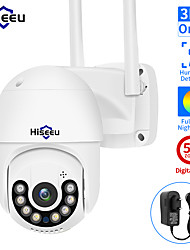 cheap -Hiseeu IP Camera 2MP PTZ Wired &amp; Wireless Waterproof Remote Access Night Vision Indoor Outdoor Apartment Support