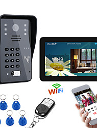 cheap -MOUNTAINONE SY908MJK11 - SY908.909MJK12 Wired / Wired &amp; Wireless Photographed / Multifamily video doorbell / Camera 9 inch Ding dong 1204*600 Pixel One to One video doorphone