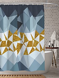 cheap -Waterproof Fabric Shower Curtain Bathroom Decoration and Modern and Geometric.The Design is Beautiful and DurableWhich makes Your Home More Beautiful.
