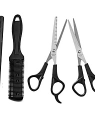 cheap -4pcs/set Household Hairdressing Scissors Thinning Shears Hair Cutting Barber Scissors Flat Tooth Scissor Comb Hair Styling Tools