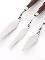 cheap -oil painting scraper five-piece palette knife gouache paint coloring stainless steel five-piece painting palette knife spatula