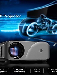 cheap -F10 LED Mini Projector Auto focus Keystone Correction WiFi Bluetooth Projector Video Projector for Home Theater 720P (1280x720) 2000~2999 lm Android 9.0 Compatible with HDMI USB TV Stick