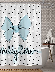 cheap -Waterproof Fabric Shower Curtain Bathroom Decoration and Modern and Heart.The Design is Beautiful and DurableWhich makes Your Home More Beautiful.