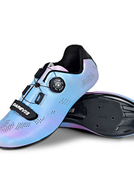 cheap -Adults&#039; Hiking Shoes Cycling Shoes Anti-Slip Breathable Mountain Bike MTB Road Cycling Cycling / Bike Blue+Pink Men&#039;s Cycling Shoes