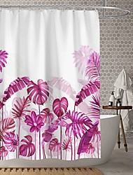 cheap -Waterproof Fabric Shower Curtain Bathroom Decoration and Modern and Tropical.The Design is Beautiful and DurableWhich makes Your Home More Beautiful.