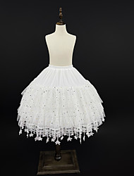 cheap -Event / Party / Party &amp; Evening Slips Tulle Knee-Length Ball Gown Slip / Fashion with Lace-trimmed Bottom / Star