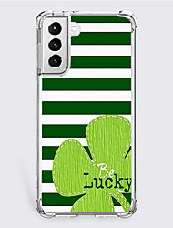 cheap -St. Patrick&#039;s Day Phone Case For Samsung Galaxy S22 S21 S20 Plus Ultra FE Unique Design Protective Case Shockproof Dustproof Back Cover TPU