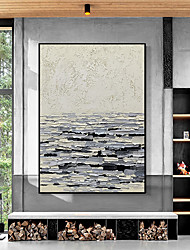 cheap -Manual Handmade Oil Painting Hand Painted Vertical Panoramic Abstract Famous Modern Realism Rolled Canvas (No Frame)