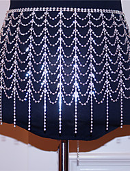 cheap -Women&#039;s Body Jewelry 20-60 cm Body Chain Silver Geometric Stylish / Tassel Rhinestone Costume Jewelry For Wedding / Gift Summer