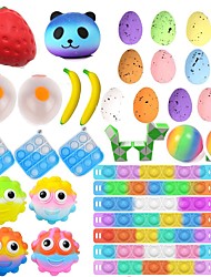 cheap -Irritability toy Autism stress Relief Silicone stress relief ball Key chain Educational Toy for Girls Boys 8PCS/15PCS