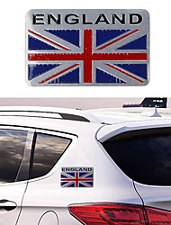 cheap -StarFire 1pcs Automobile Motorcycle Exterior Accessories Great Britain UK United Kingdom England National Flag Aluminum Alloy Car Stickers