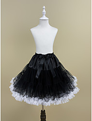 cheap -Birthday / Event / Party Slips Satin / Tulle Knee-Length Ball Gown Slip / Classic &amp; Timeless with Ruching / Gore