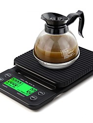 cheap -5kg/0.1g Kitchen Scale Drip Coffee with Timer Function Portable Electronic Digital Kitchen Scale High Precision LCD Electronic Scales