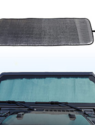 cheap -StarFire 1 Pack Windshield Sun Shade for Sun Heat Front Sunshade Block Harmful UV Rays Sun Visor Mat for Jeep Wrangler JL JLU 2018-2022 Rubicon Sahara X Sport for Jeep Gladiator JT 2020-2022 Silver
