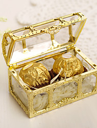 cheap -12pcs/pack Square Hollow Treasure Box Wedding Candy Box Creative Wedding Supplies Souvenir Candy Box Wedding Candy Gift Box