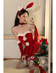 cheap -Lolita Gothic Style Lolita Cute Women&#039;s Japanese Cosplay Costumes Red Solid Color Cap Sleeve Sleeveless Mini Short / Mini / Dress / Dress