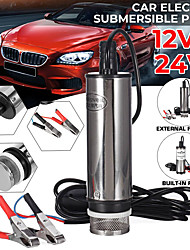 cheap -12V/24V Electric Fuel Transfer Pump Electric Diesel Pump Fuel Water Oil Portable Stainless Steel Diesel Pump 12L/min For Car Motorbike
