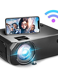 cheap -GC555 LED Mini Projector Auto focus Keystone Correction WiFi Bluetooth Projector Video Projector for Home Theater 720P (1280x720) 3900 lm Android6.0 Compatible with HDMI USB TV Stick