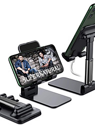 cheap -Foldable Mobile Phone Holder Stand，Retractable Adjustable Phone Holder Cradle with iPhone 13 12 11 Pro Max X iPad and All Smartphones Adjustable Metal Desk Desktop Tablet Universal Cell Phone Holder