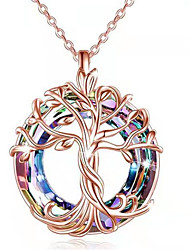 cheap -Women&#039;s necklace Chic &amp; Modern Street Tree Necklaces / Gold / Silver / Fall / Winter / Spring