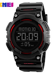cheap -SKMEI Digital Watch for Men Digital Digital Stylish Stylish Modern Style Waterproof Calendar Alarm Clock Plastic PU Leather Fashion