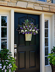 cheap -Barrel Garland Door Ornament Floral Decoration