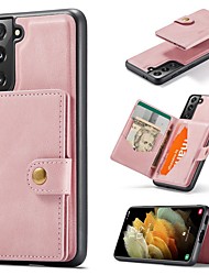 cheap -Phone Case For Samsung Galaxy Back Cover S22 Ultra Plus S21 FE S20 A72 A52 A42 Note 10 Note 10 Plus A21s Note 20 Galaxy A22 5G Galaxy A22 4G Galaxy Note9 Card Holder with Stand Shockproof Solid