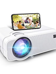 cheap -GC333 LED Mini Projector Auto focus Keystone Correction WiFi Bluetooth Projector Video Projector for Home Theater WVGA (800x480) 3200 lm Compatible with iOS and Android TV Stick HDMI USB