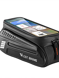 cheap -WEST BIKING® 1.5 L Bike Frame Bag Top Tube Outdoor Phone / Iphone Travel Bike Bag Polyster EVA Bicycle Bag Cycle Bag Cycling Triathlon