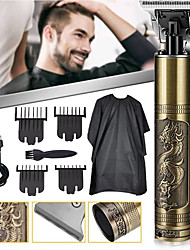 cheap -Hair Clippers for Men Cordless Rechargeable Hair Trimmer Metal Body Cutting Grooming Kit Beard Shaver Barber Shop Professional