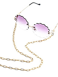 cheap -Men&#039;s / Women&#039;s Body Jewelry 70 cm glasses chain Gold irregular Simple / Luxury / Fashion Alloy Costume Jewelry For School / Gift / Daily Summer